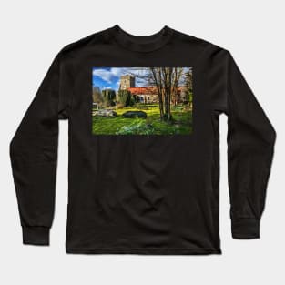 The Churchyard At Cookham Long Sleeve T-Shirt